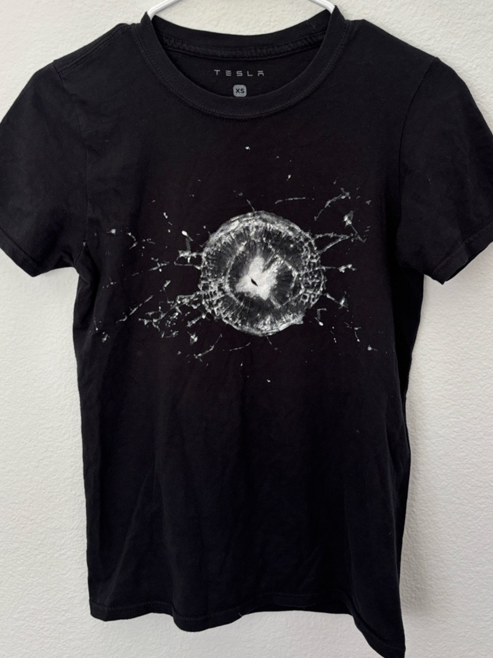 Iconic Cyber Truck Tesla Graphic Black Short Sleeve Tee